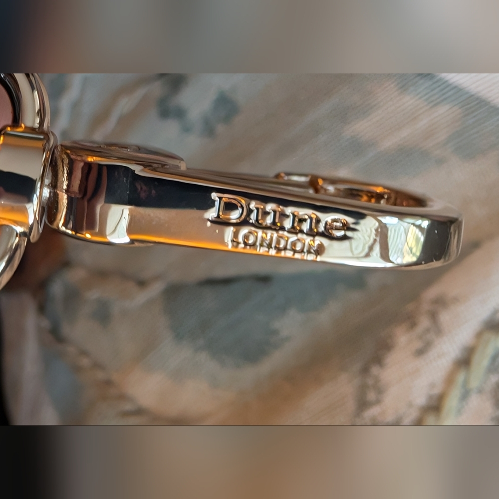 Dune London Gold/ Black Bag Strap